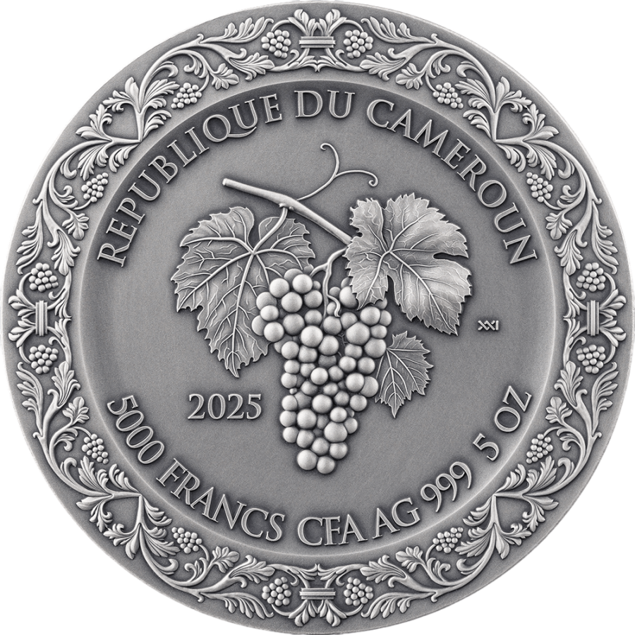 Silver Coin - Heavenly Beauty - Bacchanalia 2025 - 5 oz - Obverse