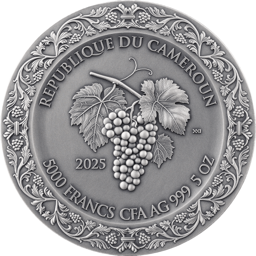 Silver Coin - Heavenly Beauty - Bacchanalia 2025 - 5 oz - Obverse
