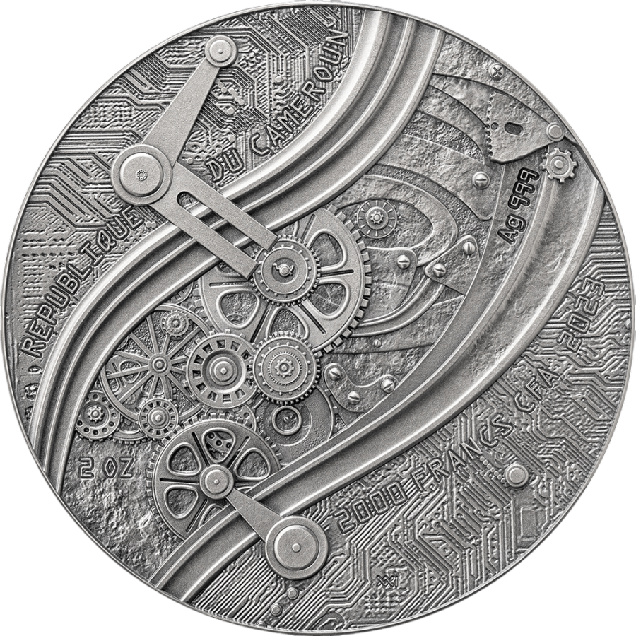 silver-coin-futurists-of-the-past-nicolae-copernicus-2023-2-ounces-obverse