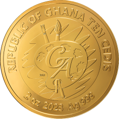 silver coin gold artists Judith and the Head of Holofernes 2023 2 ounces reverse 2