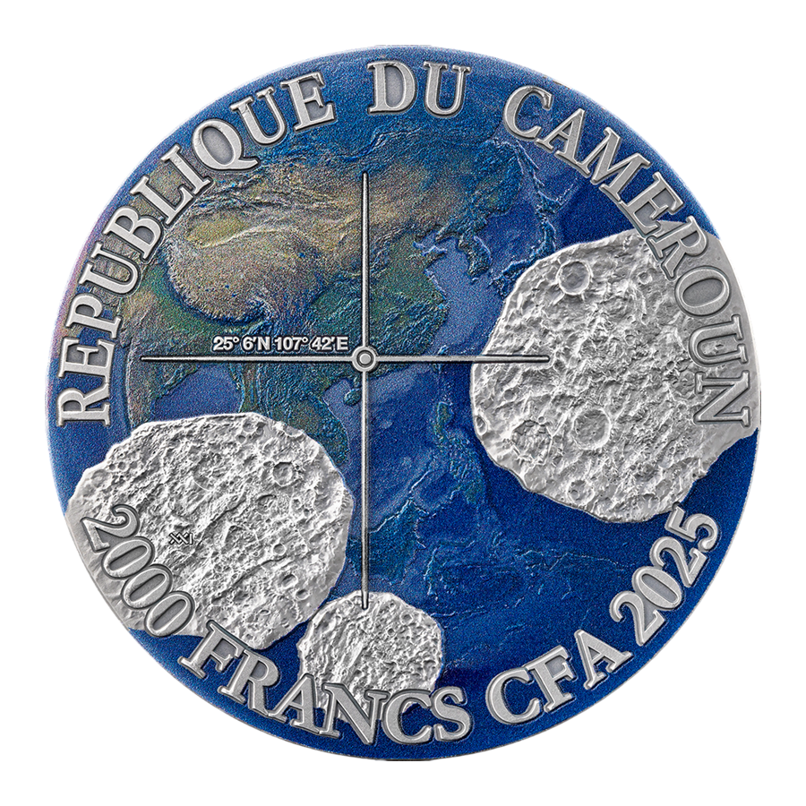 silver-coin-geography-of-meteorites-natan-2025-50-g-obverse