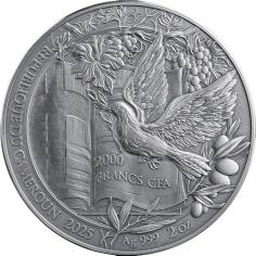 Silver Coin: Biblical Stories – The Annunciation 2025, 2 Ounces, Reverse 2