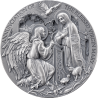 Silver Coin: Biblical Stories – The Annunciation – 2025 – 2 Ounces – Reverse