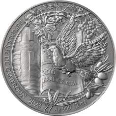 silver coin biblical stories gardens of eden 2023 2 ounces reverse 2