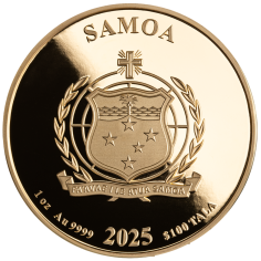 gold coin leon xiv first american pope 2025 1 ounce reverse 2