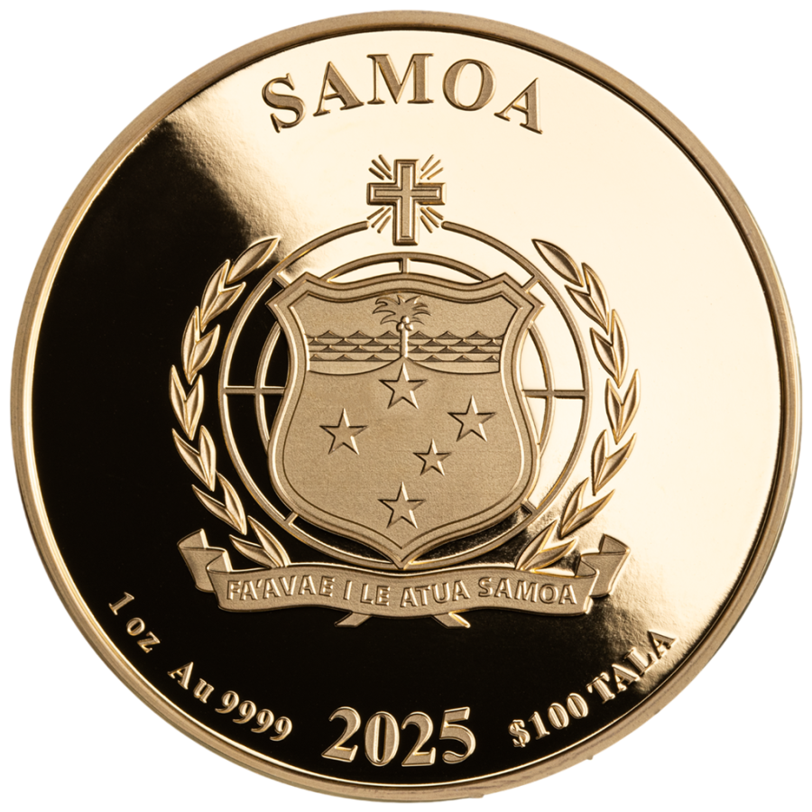 gold coin leon xiv first american pope 2025 1 ounce obverse