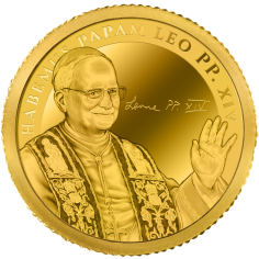 gold coin leon xiv first american pope 2025-05-g reverse