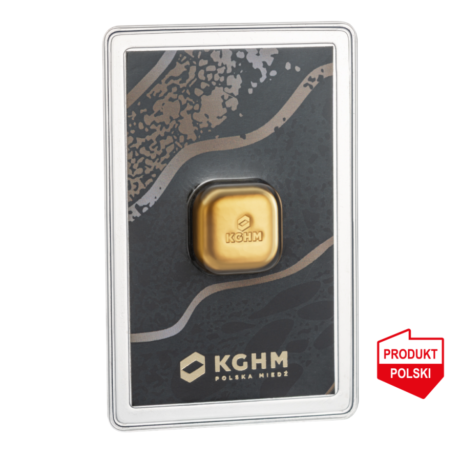 1 oz KGHM gold bar - 24-hour shipping!