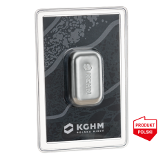 50 g KGHM silver bar - 24-hour shipping!