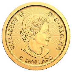 gold coin birds of prey canada bald eagle 1 10 ounce reverse 2