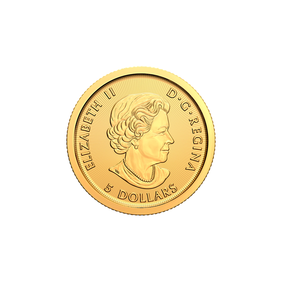 gold coin birds of prey canada bald eagle 1 10 oz obverse