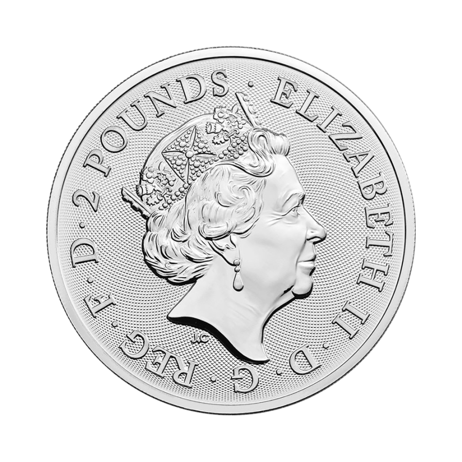 Elton John Legendary Musicians 1 oz Silver Coin, Obverse