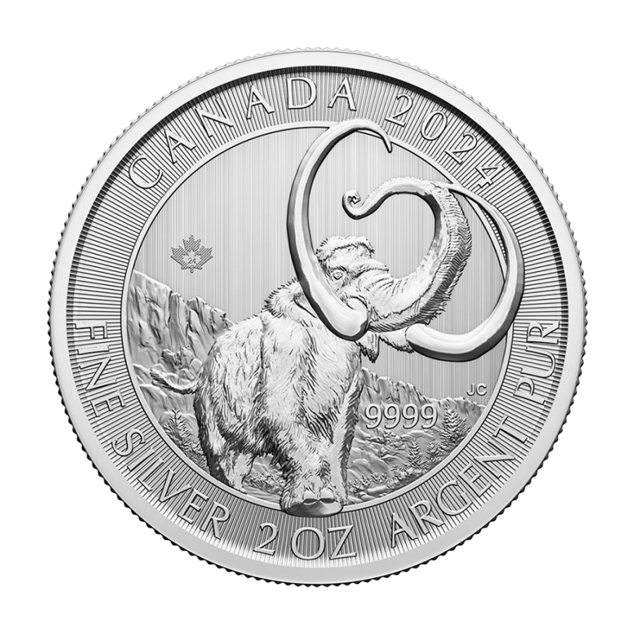 silver-coin-ice-age-woolly-mammoth-2-ounces-reverse