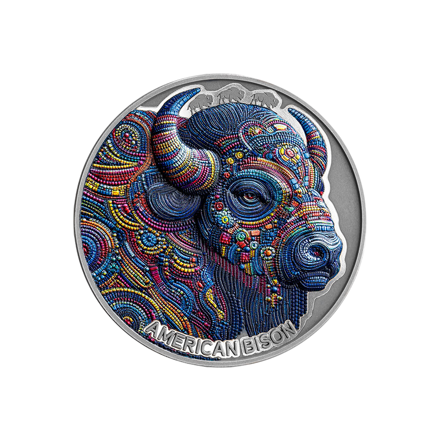 silver-coin-designs-of-the-world-american-bison-2-ounces-2025-reverse