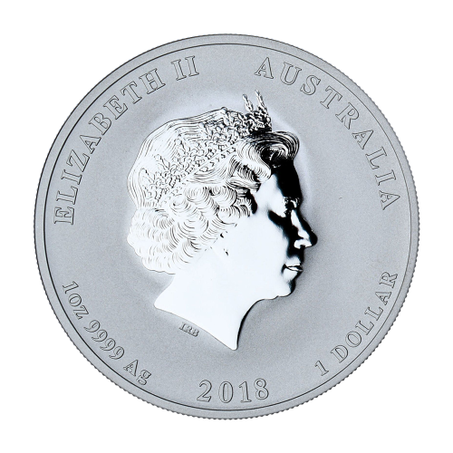 Silver Coin: Year of the Dog 2018, 1 Ounce