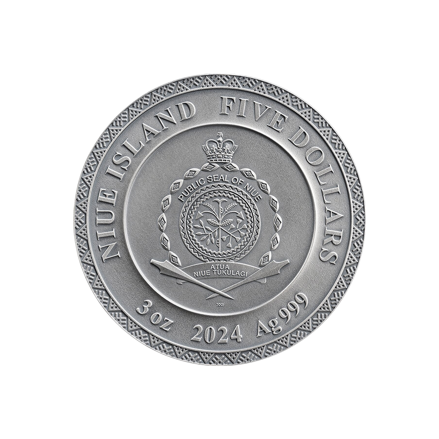 silver coin dadzbog 3 ounces 2024 3