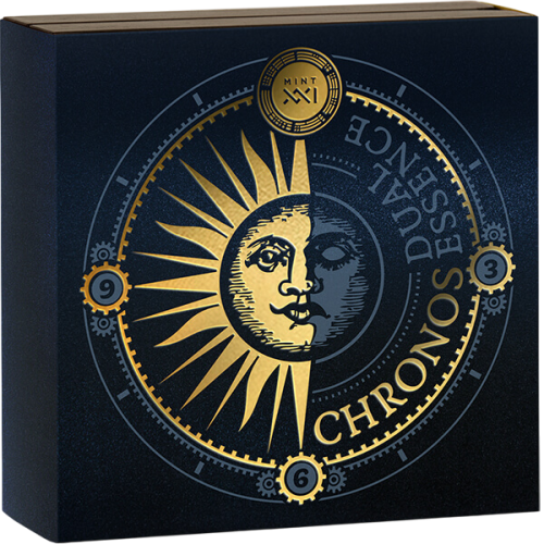 Silver coin Duality of Nature: Chronos 2 oz 2023 - 24-hour shipping!