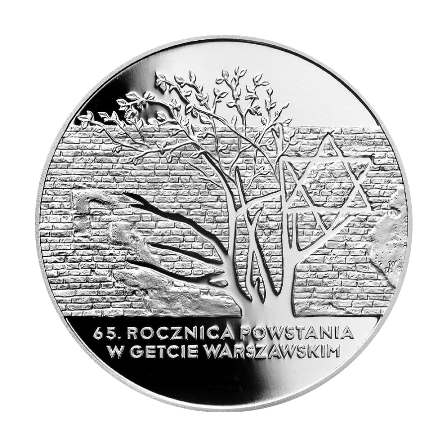 silver-coin-65th-anniversary-of-the-Warsaw-Ghetto-Uprising-2008-1