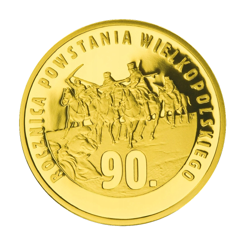 gold coin 200 PLN 90th anniversary of the Greater Poland Uprising 2008 2
