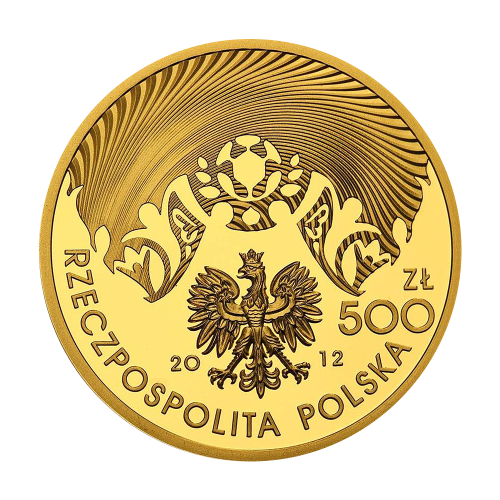 gold coin 500 PLN euro 2012-2