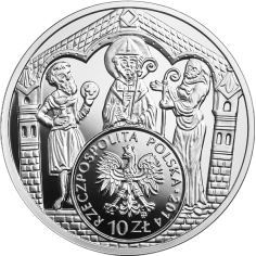 silver coin history of Polish coins bracteate of Mieszko III reverse 2