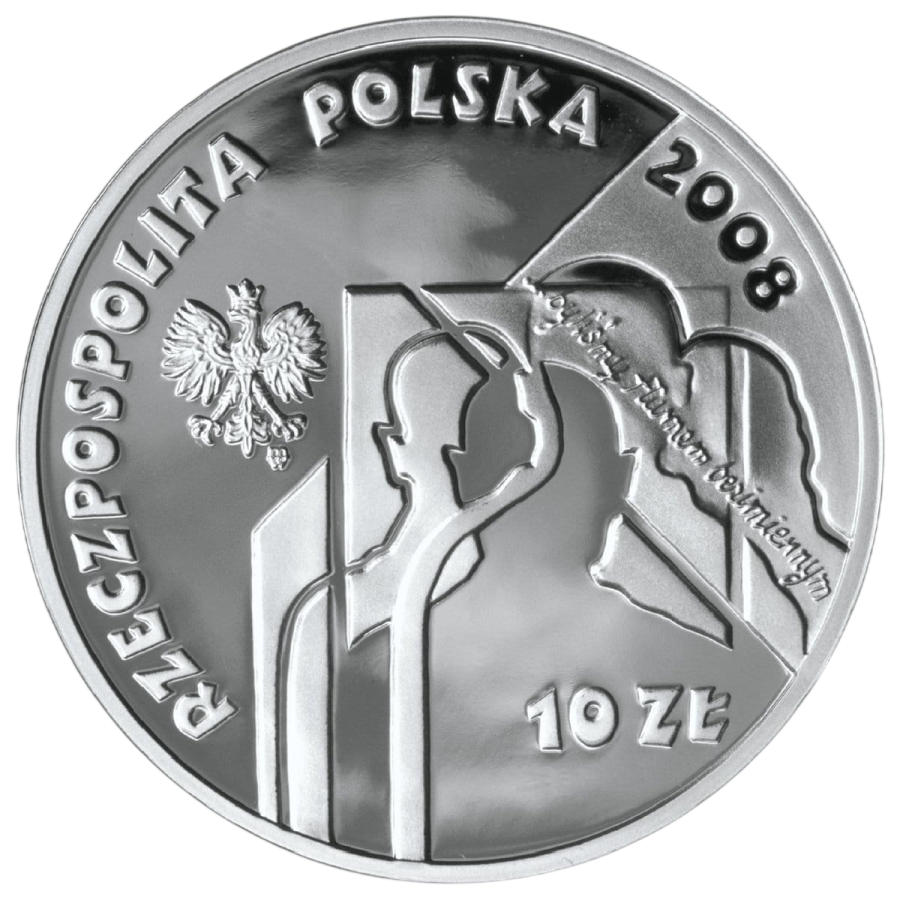 silver coin Siberians 2008 2