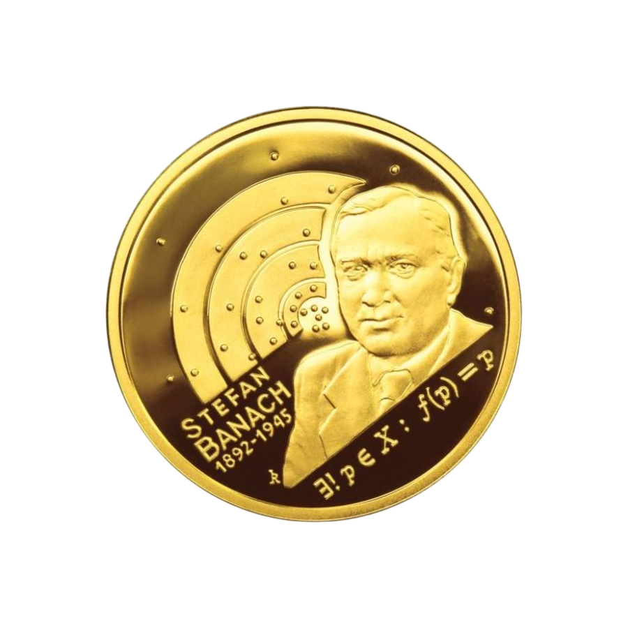 gold coin 200 PLN Stefan Banach 1892–1945 2012–1