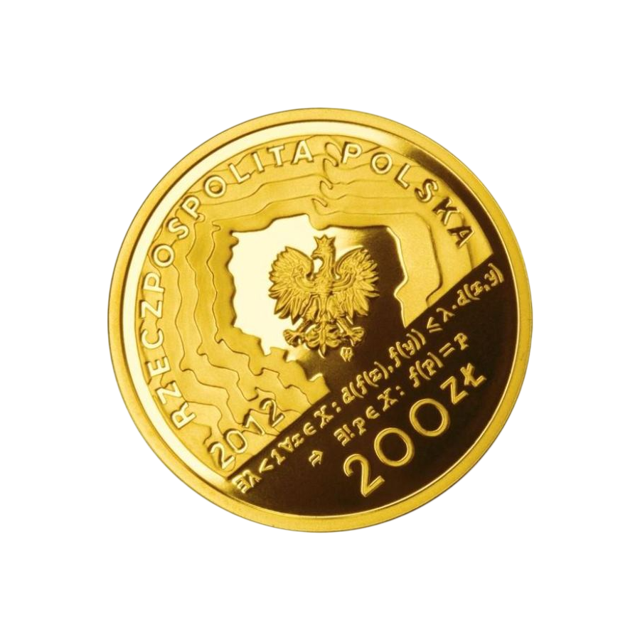 gold coin 200 PLN Stefan Banach 1892–1945 2012–2