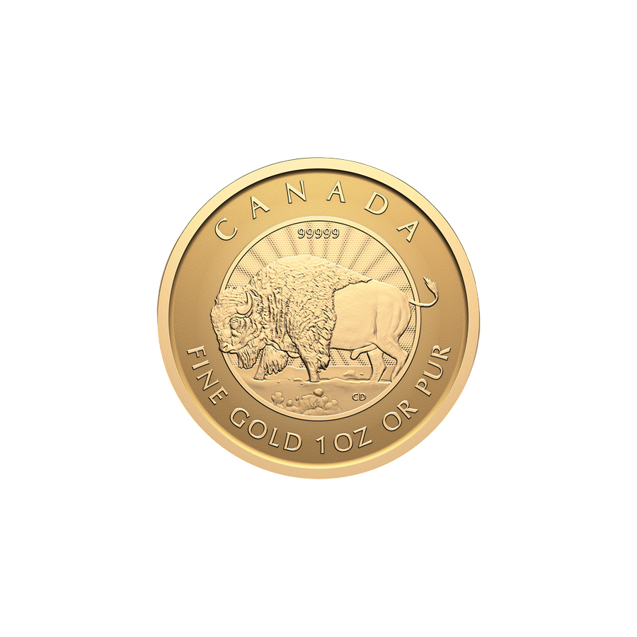 gold coin purest bison 999.99 2026 1 ounce 2