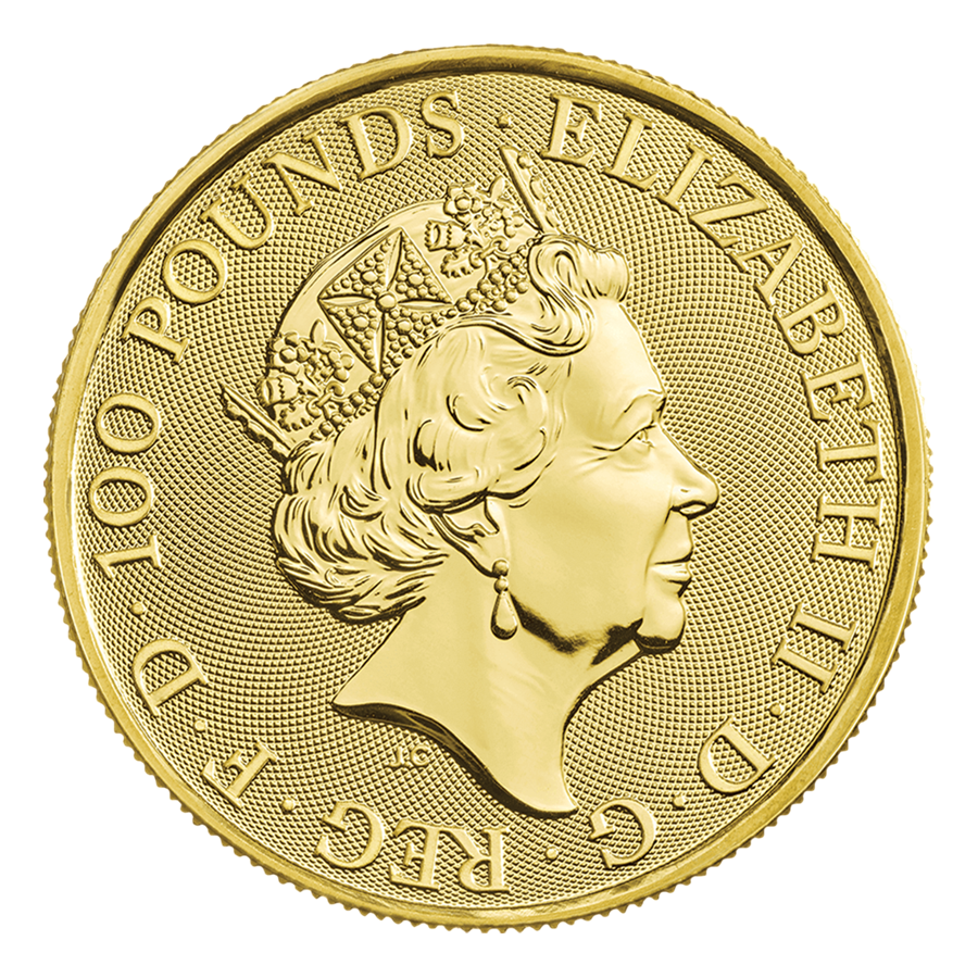 gold coin bestiary of the queen falcon Plantagenet 1 ounce 1