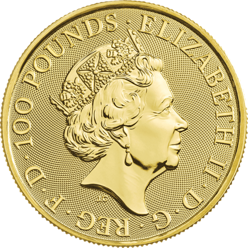 gold coin bestiary of the queen falcon Plantagenet 1 ounce 1