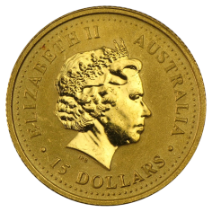 gold coin year of the snake 2001 1.10 ounces 2