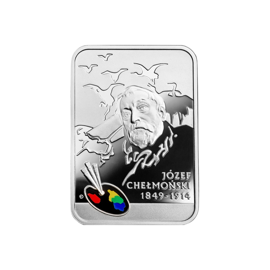 silver-coin-polish-painters-of-the-19th-and-20th-centuries-jozef-chelmonski-1849-1914