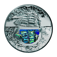 silver coin Konrad Korzeniowski Joseph Conrad reverse