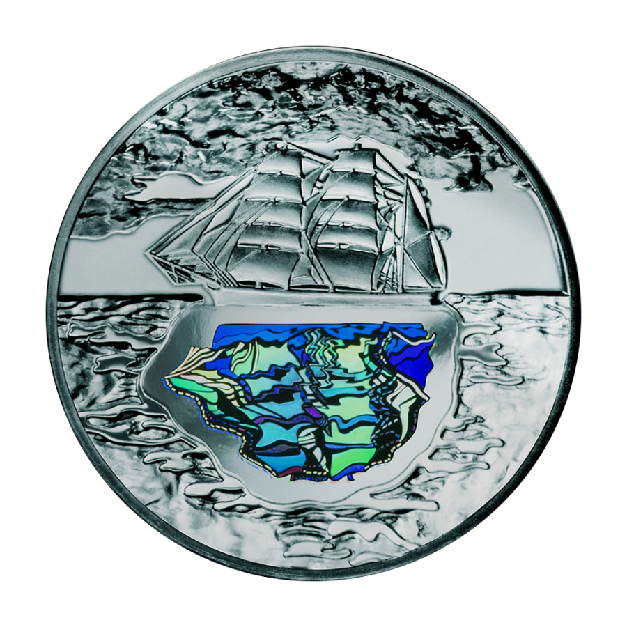 silver coin Konrad Korzeniowski Joseph Conrad reverse