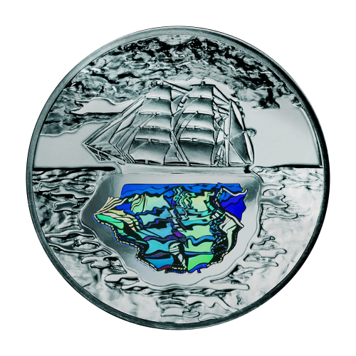 silver coin Konrad Korzeniowski Joseph Conrad reverse