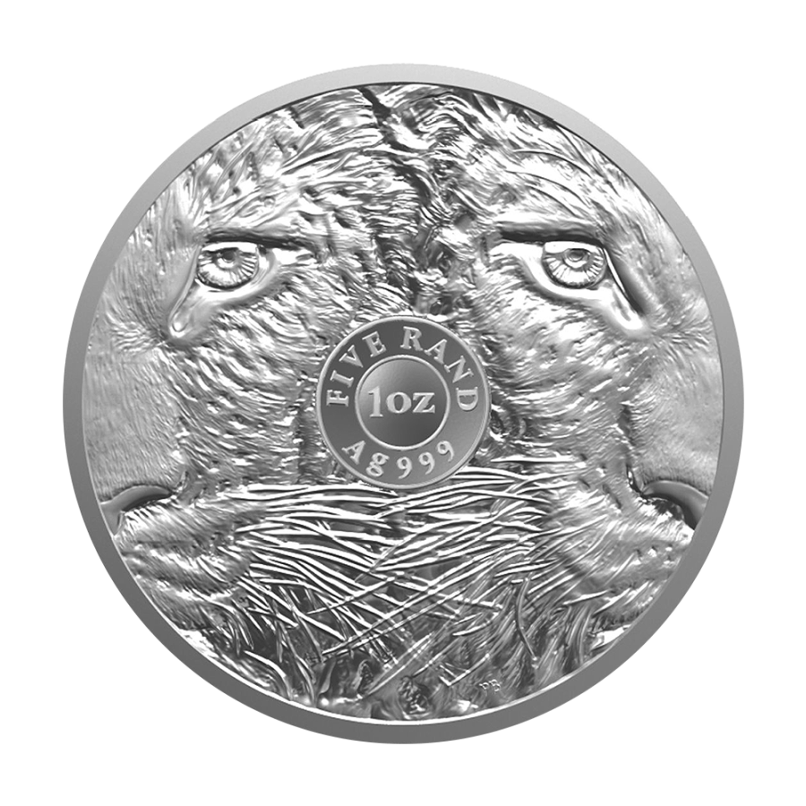silver coin big five leopard 1 ounce silver 1