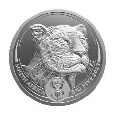 silver coin big five leopard 1 ounce silver 2
