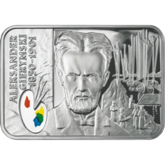 silver coin Polish painters of the 19th and 20th centuries Aleksander Gierymski 1850–1901 reverse