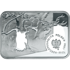 silver coin Polish painters of the 19th and 20th centuries Leon Wyczółkowski 1852–1936 reverse 2