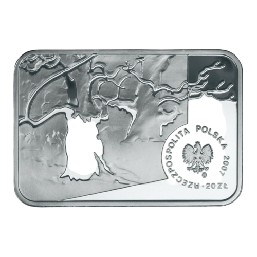 silver coin Polish painters of the 19th and 20th centuries Leon Wyczółkowski 1852–1936 obverse