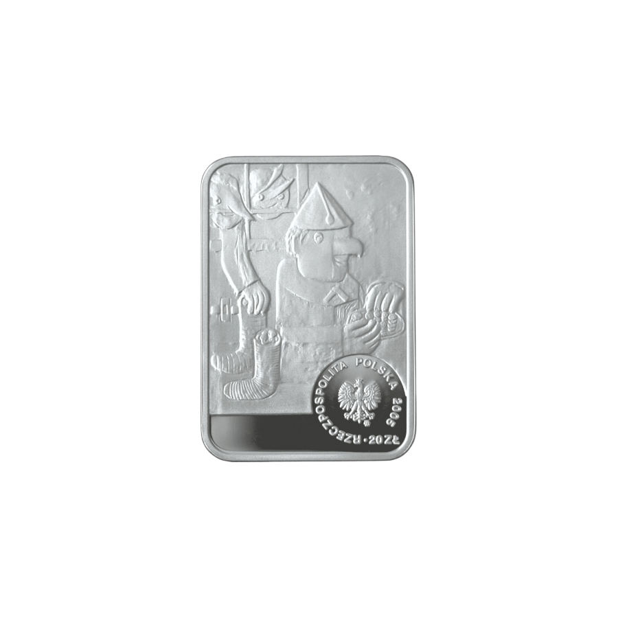 silver coin Polish painters of the 19th and 20th centuries Tadeusz Makowski 1882–1932 obverse