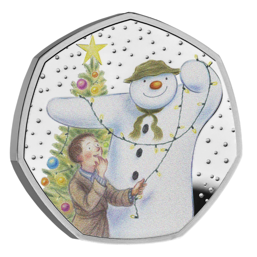 silver coin snowman 2025 proof 2