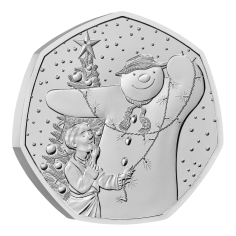Christmas coin snowman 2025 3 2