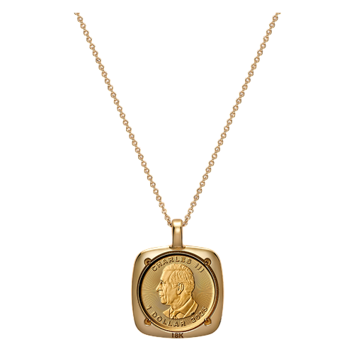 gold coin Canadian maple leaf 120 ounces with pendant 7