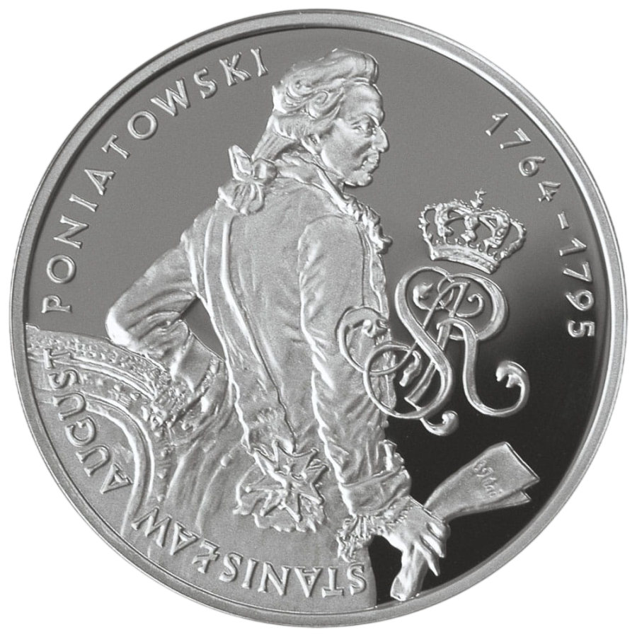 silver coin Stanisław August Poniatowski half figure 2