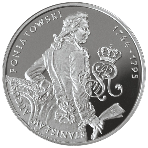 silver coin Stanisław August Poniatowski half figure 2