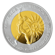 silver coin world cup soccer germany 2006