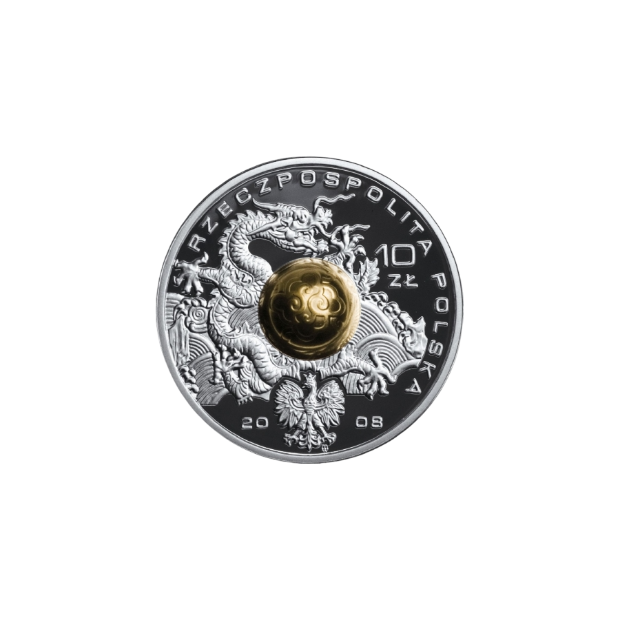 silver-coin-poland-olympic-team-beijing-2008-obverse