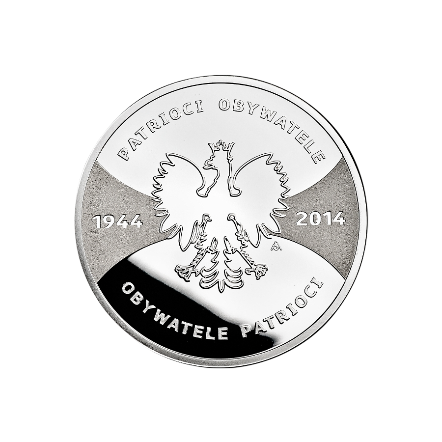 silver coin patriots 1944 citizens 2014 reverse